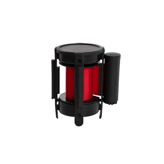 Retractable Bollard Barrier Belt Pack 2 Red (2mL)
