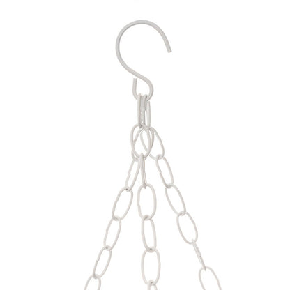 Hanging Ceiling Hoop Small Single White (45cmDx54cmH)