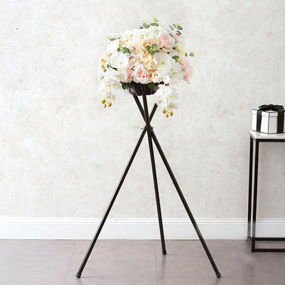 Flower Easel Tripod Large Black (30cmDx110cmH) Flat Pack