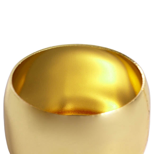 Metal Napkin Ring Pack 2 Solid Gold (4cmDx2.8cmH)