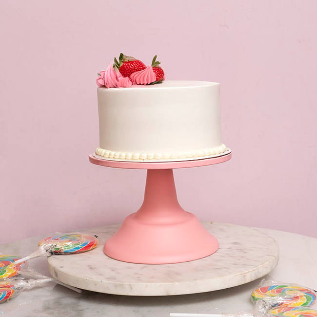 Classic Cake Stand Matte Soft Pink (20cmDx15cmH)