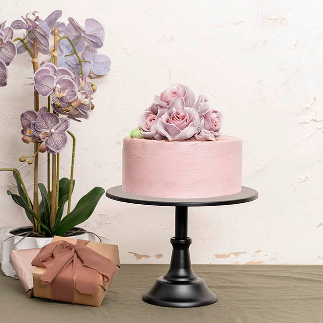 Classic Cake Stand Matte Black (30cmDx22cmH)
