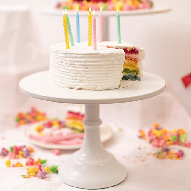 Classic Cake Stand Gloss White (30cmDx22cmH)