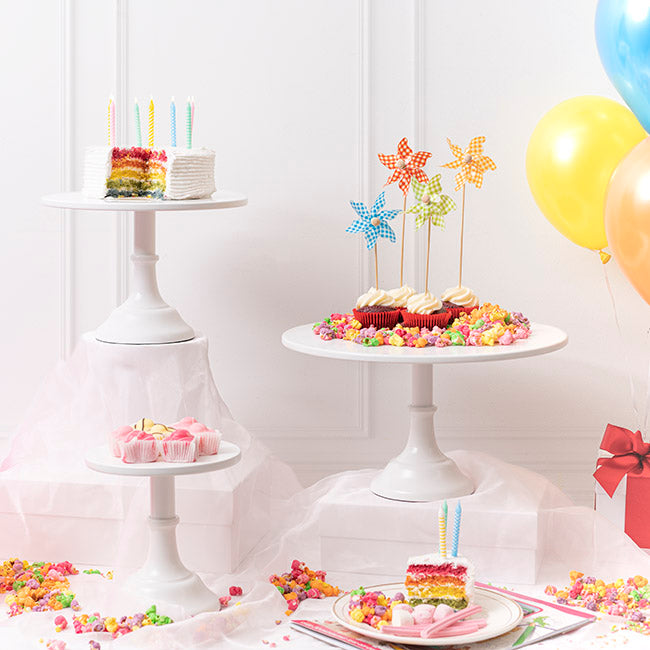 Classic Cake Stand Gloss White (40cmDx25cmH)