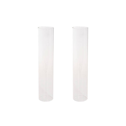 Candelabra Glass Hurricane Sleeve Pack 2 (6cmDx30cmH)