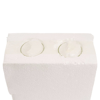 Candelabra Glass Hurricane Sleeve Pack 2 (6cmDx30cmH)