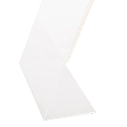 Slanted A4 Sign Holder Display Stand Clear (21cmx30cmH)