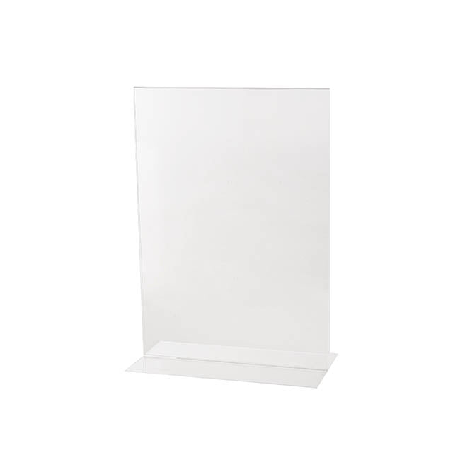 A3 Sign Holder Display Stand Clear (30cmx42cmH)