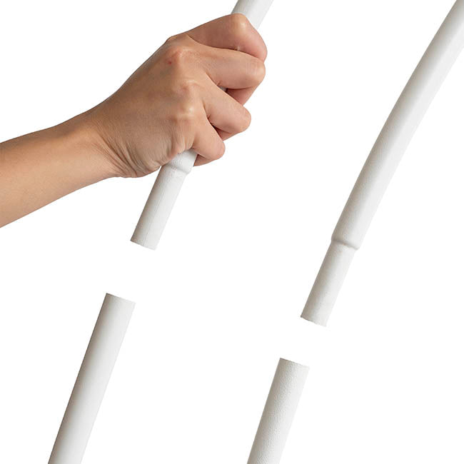 Arch Circle Event Double Row Frame White (2.7mWx2.4mH)