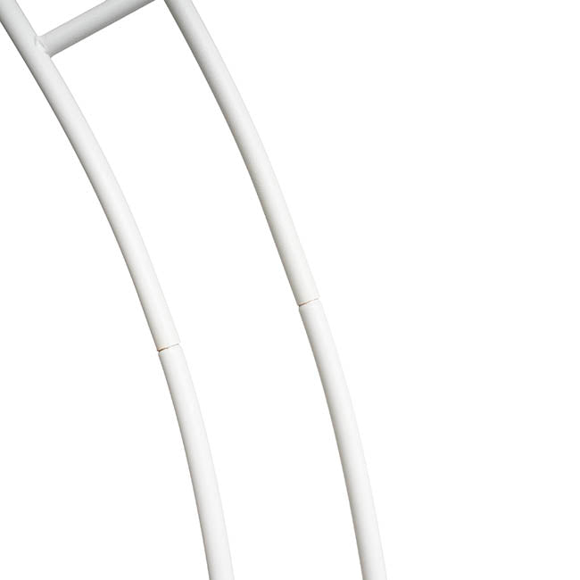 Arch Circle Event Double Row Frame White (2.7mWx2.4mH)