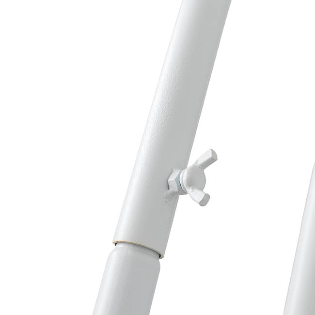 Arch Circle Event Double Row Frame White (2.7mWx2.4mH)