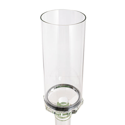 Crystal Glass Cylinder Candle Holder Clear (81cmH)