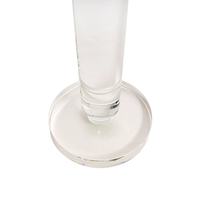 Crystal Glass Cylinder Candle Holder Clear (81cmH)