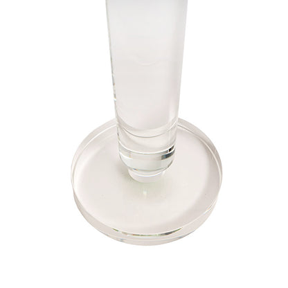 Crystal Glass Cylinder Candle Holder Clear (81cmH)
