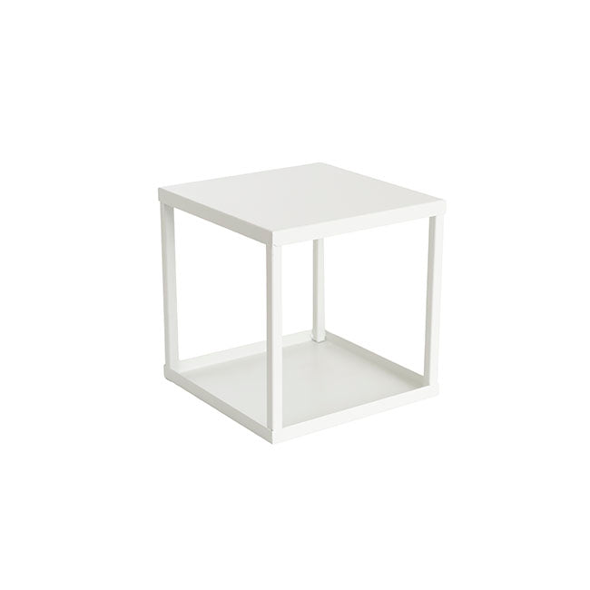 Square Cake Separator Stand White (15x15x15cmH)