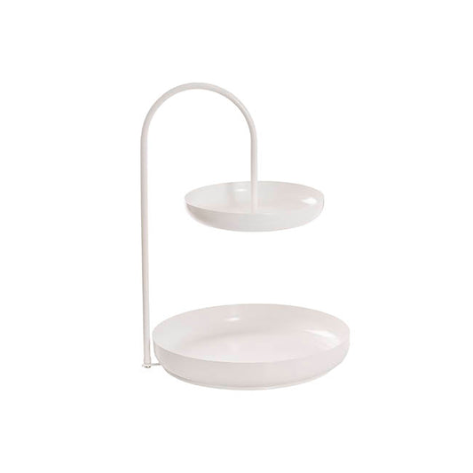 Sally Cake Stand 2 Tier White (40cmH)