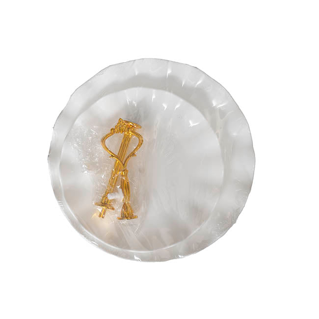 Elegant 2 Tier Cake Stand White (23cmH)