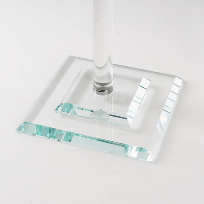 Hanging Crystal Centrepiece Stand Square Clear (84cmH)