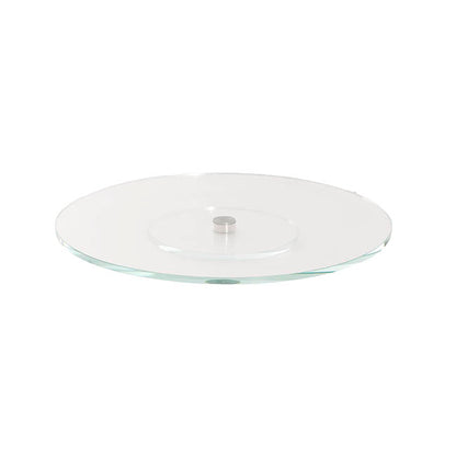Crystal Lazy Susan Rotating Display Stand Clear (40cmDx3cmH)