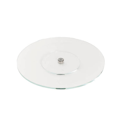 Crystal Lazy Susan Rotating Display Stand Clear (40cmDx3cmH)