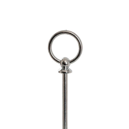 Elegant Cake Stand 3 Tier Mirror Pearl Edge Silver (46cmH)