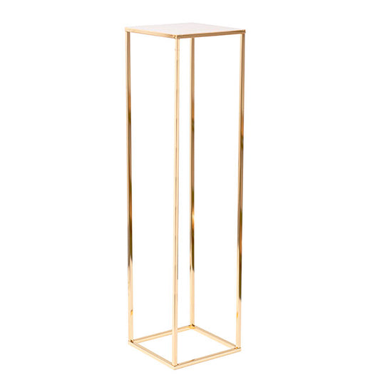 Metal Centrepiece Stand KD Gold (25x25x96cmH)