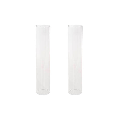 Candelabra Glass Hurricane Sleeve Pack 2 (6cmDx30cmH)