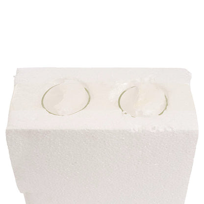 Candelabra Glass Hurricane Sleeve Pack 2 (6cmDx30cmH)