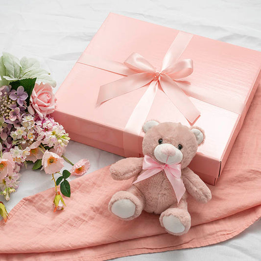 Wedding and Christening Dress Box Baby Pink (45x40x10cmH)