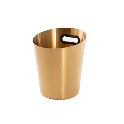 Stainless Steel Ice Bucket w Handle 5L Gold(18x13.5x21.5cmH)