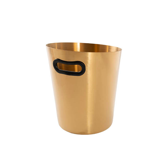 Stainless Steel Ice Bucket w Handle 5L Gold(18x13.5x21.5cmH)