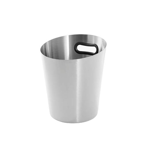 Stainless Steel Ice Bucket w Handle 5L Silver (18x13.5x21.5)