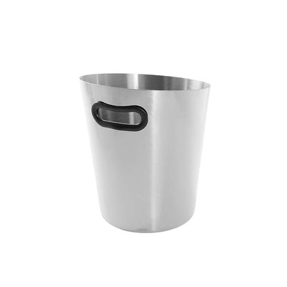 Stainless Steel Ice Bucket w Handle 5L Silver (18x13.5x21.5)