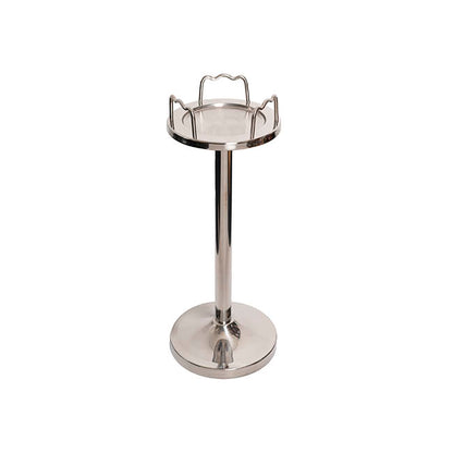 Stainless Steel Ice Bucket Stand Silver (22.5cmDx62.5cmH)