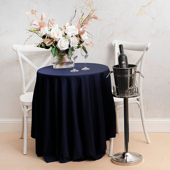 Stainless Steel Ice Bucket Stand Silver (22.5cmDx62.5cmH)