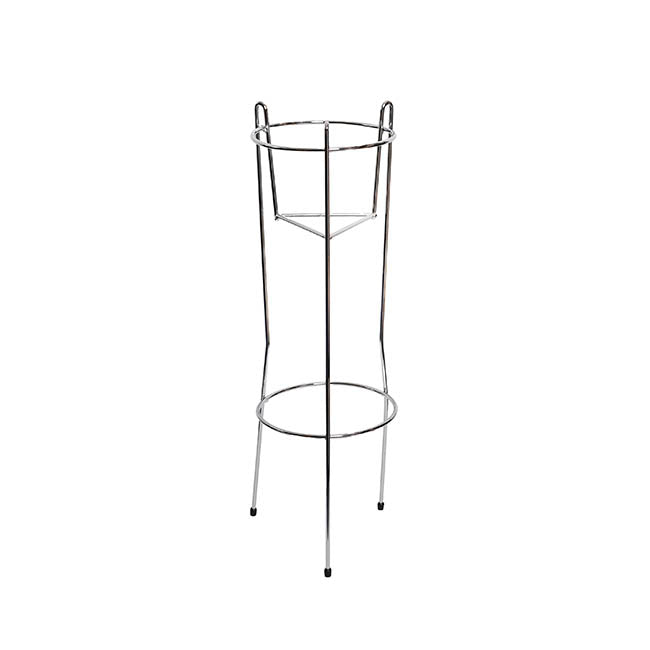 Stainless Steel Wine Bucket Stand Silver (18cmDx63cmH)