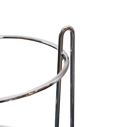 Stainless Steel Wine Bucket Stand Silver (18cmDx63cmH)