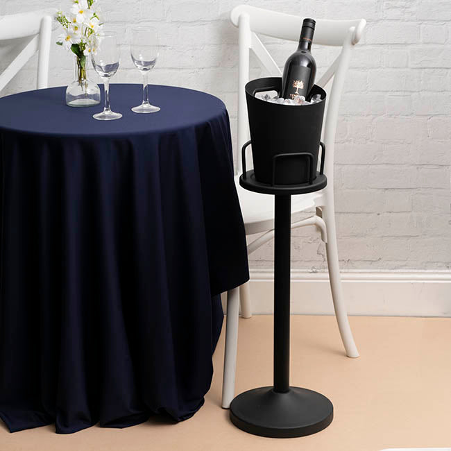 Stainless Steel Ice Bucket Stand Black (20cmDx67.5cmH)