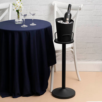 Stainless Steel Ice Bucket Stand Black (20cmDx67.5cmH)