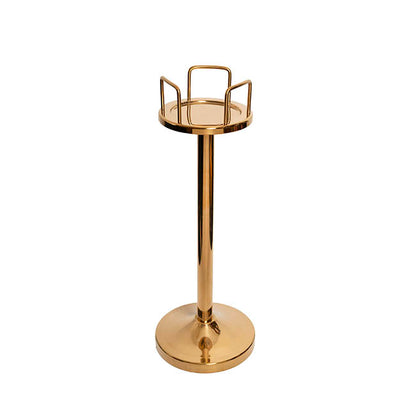 Stainless Steel Ice Bucket Stand Gold (20cmDx67.5cmH)