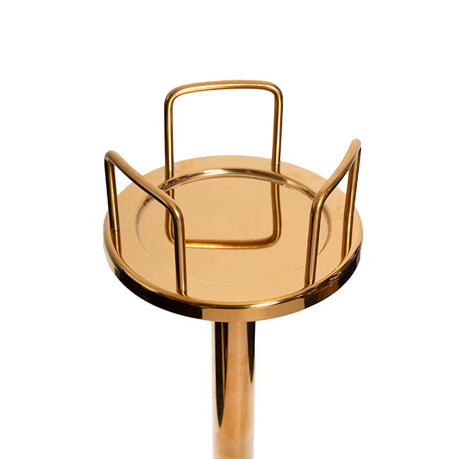Stainless Steel Ice Bucket Stand Gold (20cmDx67.5cmH)