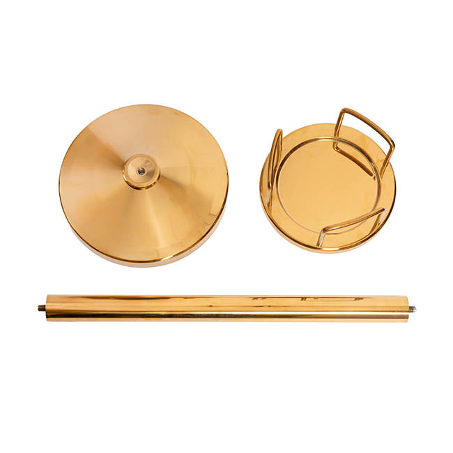 Stainless Steel Ice Bucket Stand Gold (20cmDx67.5cmH)