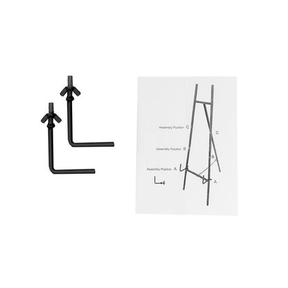 Metal Easel Black (150cmH)