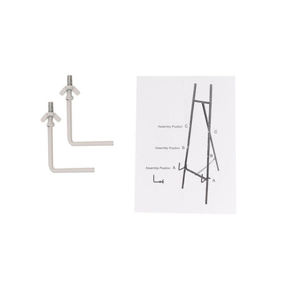 Metal Easel White (150cmH)