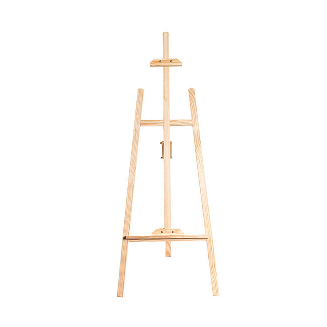 Wooden Tripod Easel Natural Beige (145cmH)