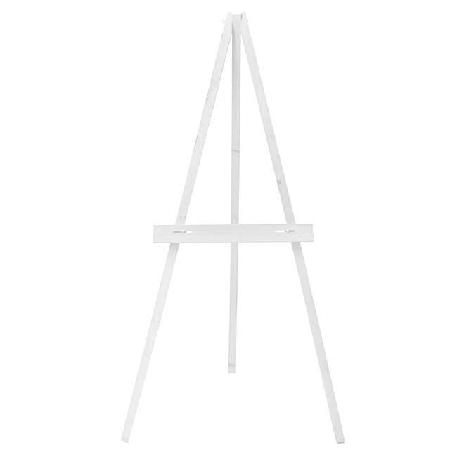 Wooden Tripod Easel White (170cmH)
