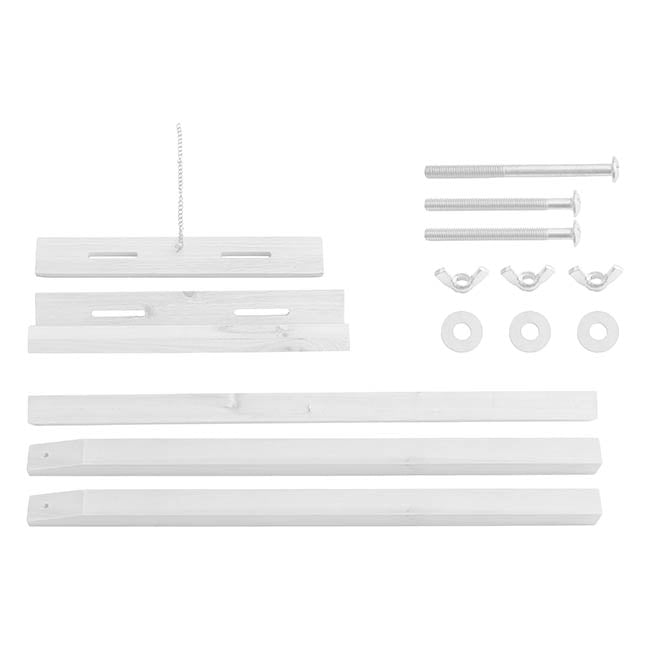 Wooden Tripod Easel White (130cmH)