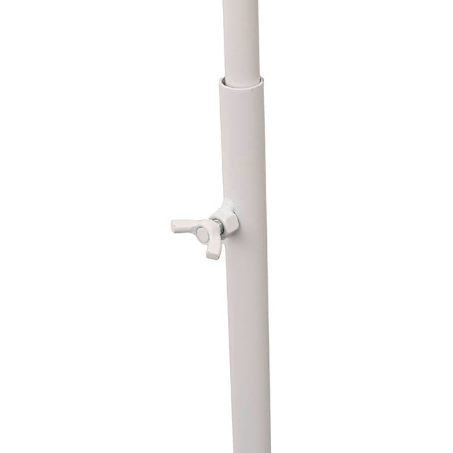 Metal Lectern Stand White (44x33x112cmH)