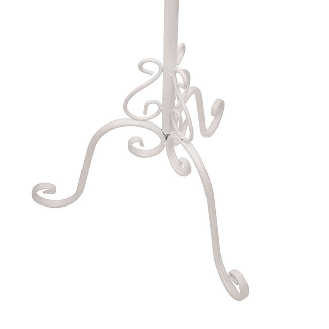 Metal Lectern Stand White (44x33x112cmH)