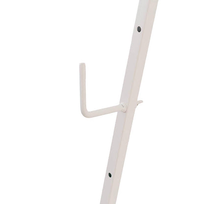 Metal Easel Triangular Foldable White (51x38x142cmH)